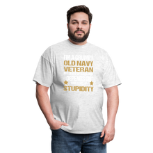 Load image into Gallery viewer, Old Navy Veteran T-Shirt - light heather gray
