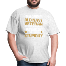 Load image into Gallery viewer, Old Navy Veteran T-Shirt - light heather gray
