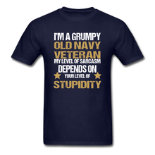 Load image into Gallery viewer, Old Navy Veteran T-Shirt - navy
