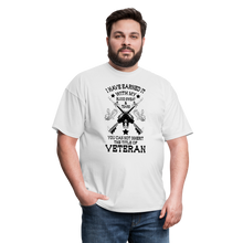 Load image into Gallery viewer, I Have Earned It With My Blood, Sweat &amp; Tears T-Shirt - white
