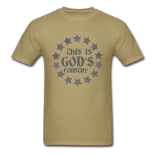 Load image into Gallery viewer, This Is God&#39;s Country T-Shirt - khaki
