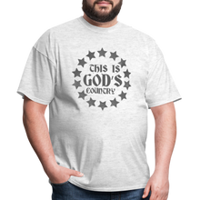Load image into Gallery viewer, This Is God&#39;s Country T-Shirt - light heather gray
