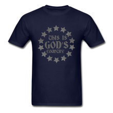 Load image into Gallery viewer, This Is God&#39;s Country T-Shirt - navy
