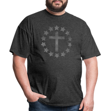 Load image into Gallery viewer, Cross T-Shirt - heather black
