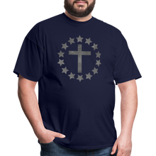 Load image into Gallery viewer, Cross T-Shirt - navy
