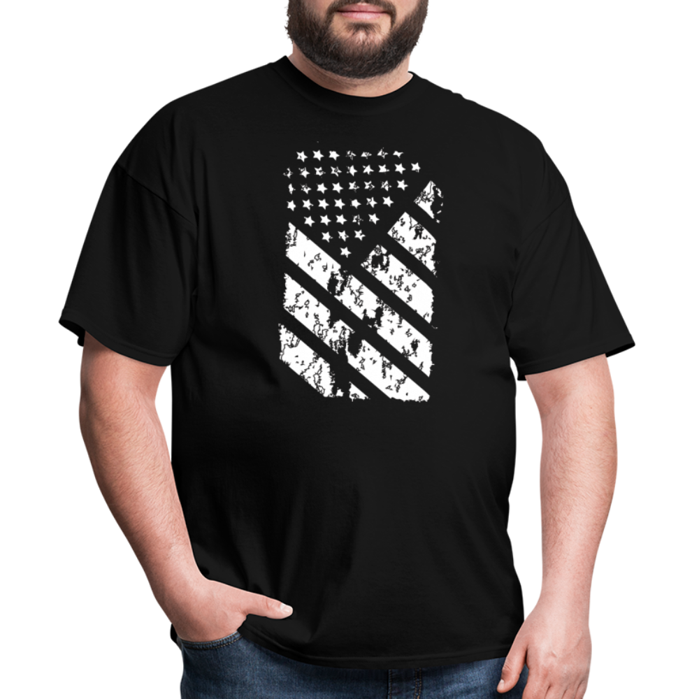 Graffiti Flag T-Shirt - black