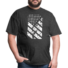 Load image into Gallery viewer, Graffiti Flag T-Shirt - heather black
