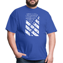 Load image into Gallery viewer, Graffiti Flag T-Shirt - royal blue
