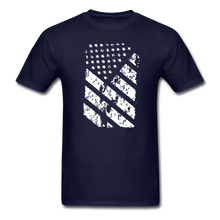 Load image into Gallery viewer, Graffiti Flag T-Shirt - navy
