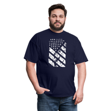 Load image into Gallery viewer, Graffiti Flag T-Shirt - navy
