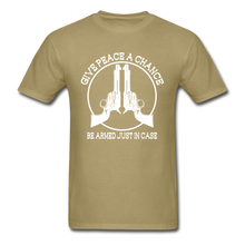 Load image into Gallery viewer, Give Peace A Chance T-Shirt - khaki
