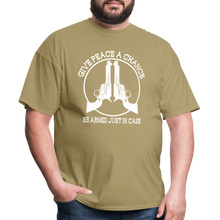 Load image into Gallery viewer, Give Peace A Chance T-Shirt - khaki
