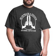Load image into Gallery viewer, Give Peace A Chance T-Shirt - heather black
