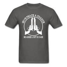 Load image into Gallery viewer, Give Peace A Chance T-Shirt - charcoal
