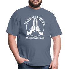 Load image into Gallery viewer, Give Peace A Chance T-Shirt - denim
