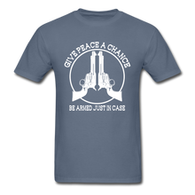 Load image into Gallery viewer, Give Peace A Chance T-Shirt - denim
