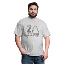 Load image into Gallery viewer, I Will Defend My Rights T-Shirt - heather gray

