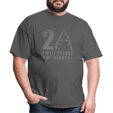 Load image into Gallery viewer, I Will Defend My Rights T-Shirt - charcoal
