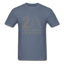 Load image into Gallery viewer, I Will Defend My Rights T-Shirt - denim
