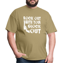 Load image into Gallery viewer, Rock Out With Your Glock Out T-Shirt - khaki
