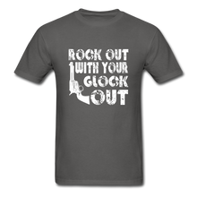Load image into Gallery viewer, Rock Out With Your Glock Out T-Shirt - charcoal
