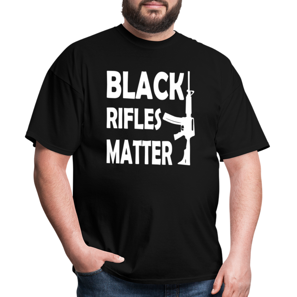 Black Rifles Matter T-Shirt - black