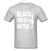 Load image into Gallery viewer, Black Rifles Matter T-Shirt - heather gray
