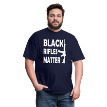 Load image into Gallery viewer, Black Rifles Matter T-Shirt - navy

