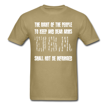 Load image into Gallery viewer, The Right Of The People Shall Not Be Infringed T-Shirt - khaki
