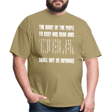 Load image into Gallery viewer, The Right Of The People Shall Not Be Infringed T-Shirt - khaki

