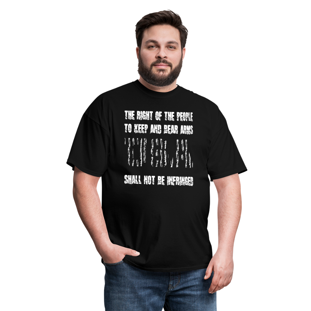The Right Of The People Shall Not Be Infringed T-Shirt - black