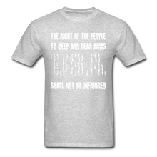 Load image into Gallery viewer, The Right Of The People Shall Not Be Infringed T-Shirt - heather gray
