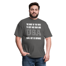 Load image into Gallery viewer, The Right Of The People Shall Not Be Infringed T-Shirt - charcoal
