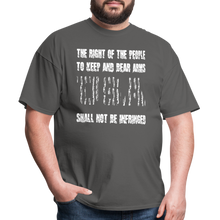 Load image into Gallery viewer, The Right Of The People Shall Not Be Infringed T-Shirt - charcoal
