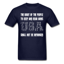 Load image into Gallery viewer, The Right Of The People Shall Not Be Infringed T-Shirt - navy
