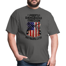 Load image into Gallery viewer, I Prefer Dangerous Freedom T-Shirt - charcoal
