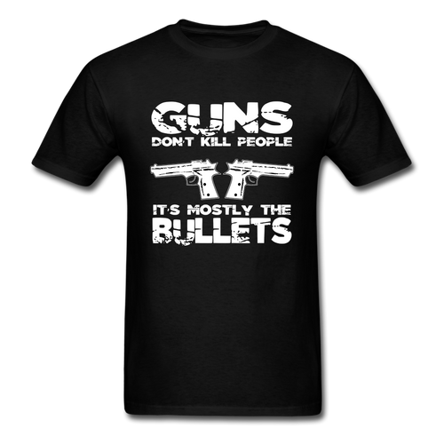 Guns Don't Kill People T-Shirt - black