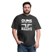 Load image into Gallery viewer, Guns Don&#39;t Kill People T-Shirt - heather black
