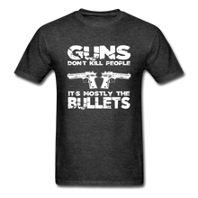 Load image into Gallery viewer, Guns Don&#39;t Kill People T-Shirt - heather black
