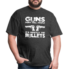 Load image into Gallery viewer, Guns Don&#39;t Kill People T-Shirt - heather black
