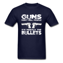 Load image into Gallery viewer, Guns Don&#39;t Kill People T-Shirt - navy
