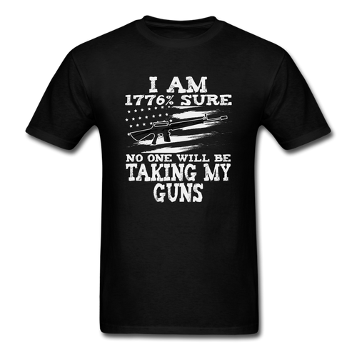 No One Will Be Taking My Guns T-Shirt - black