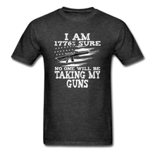Load image into Gallery viewer, No One Will Be Taking My Guns T-Shirt - heather black
