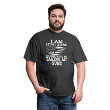 Load image into Gallery viewer, No One Will Be Taking My Guns T-Shirt - heather black
