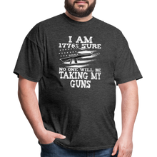 Load image into Gallery viewer, No One Will Be Taking My Guns T-Shirt - heather black

