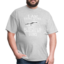 Load image into Gallery viewer, No One Will Be Taking My Guns T-Shirt - heather gray
