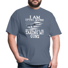 Load image into Gallery viewer, No One Will Be Taking My Guns T-Shirt - denim
