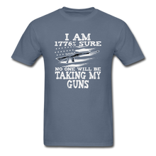 Load image into Gallery viewer, No One Will Be Taking My Guns T-Shirt - denim

