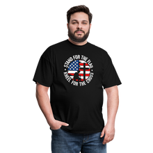 Load image into Gallery viewer, Stand For The Flag T-Shirt - black
