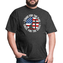 Load image into Gallery viewer, Stand For The Flag T-Shirt - heather black
